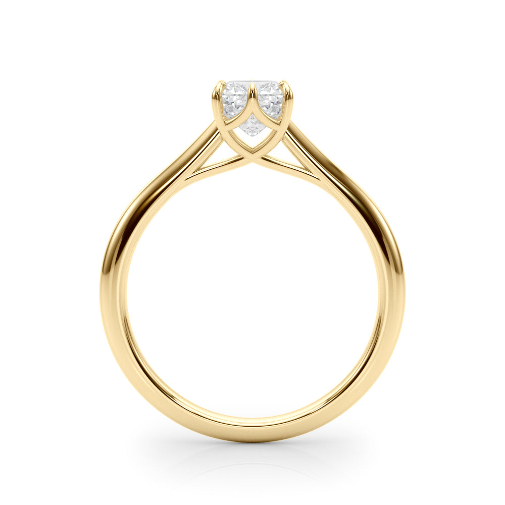 Grace Cushion Diamond Solitaire Engagement Ring-VIRABYANI